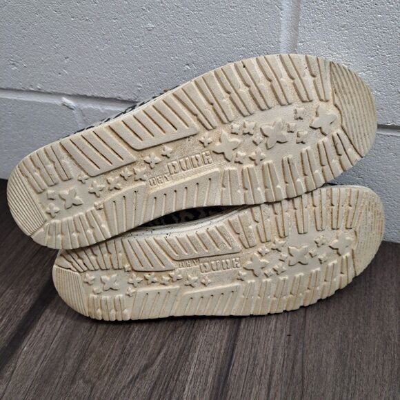 Hey Dude Women's Misty Woven Cheetah Grey | Women's Slip On Shoes | Size 8 - Picture 7 of 7